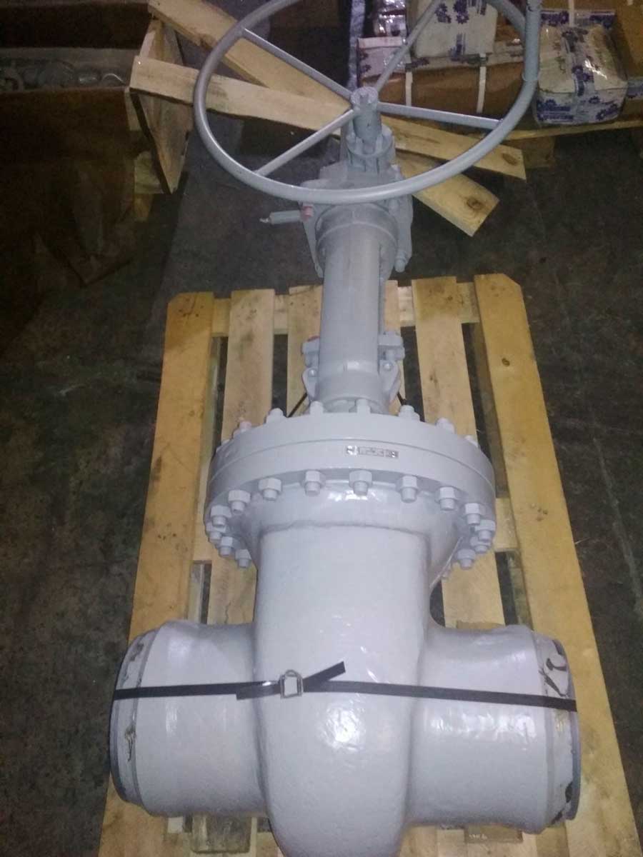 Выполнен заказ на производство стальных клиновых задвижек 31с516нж